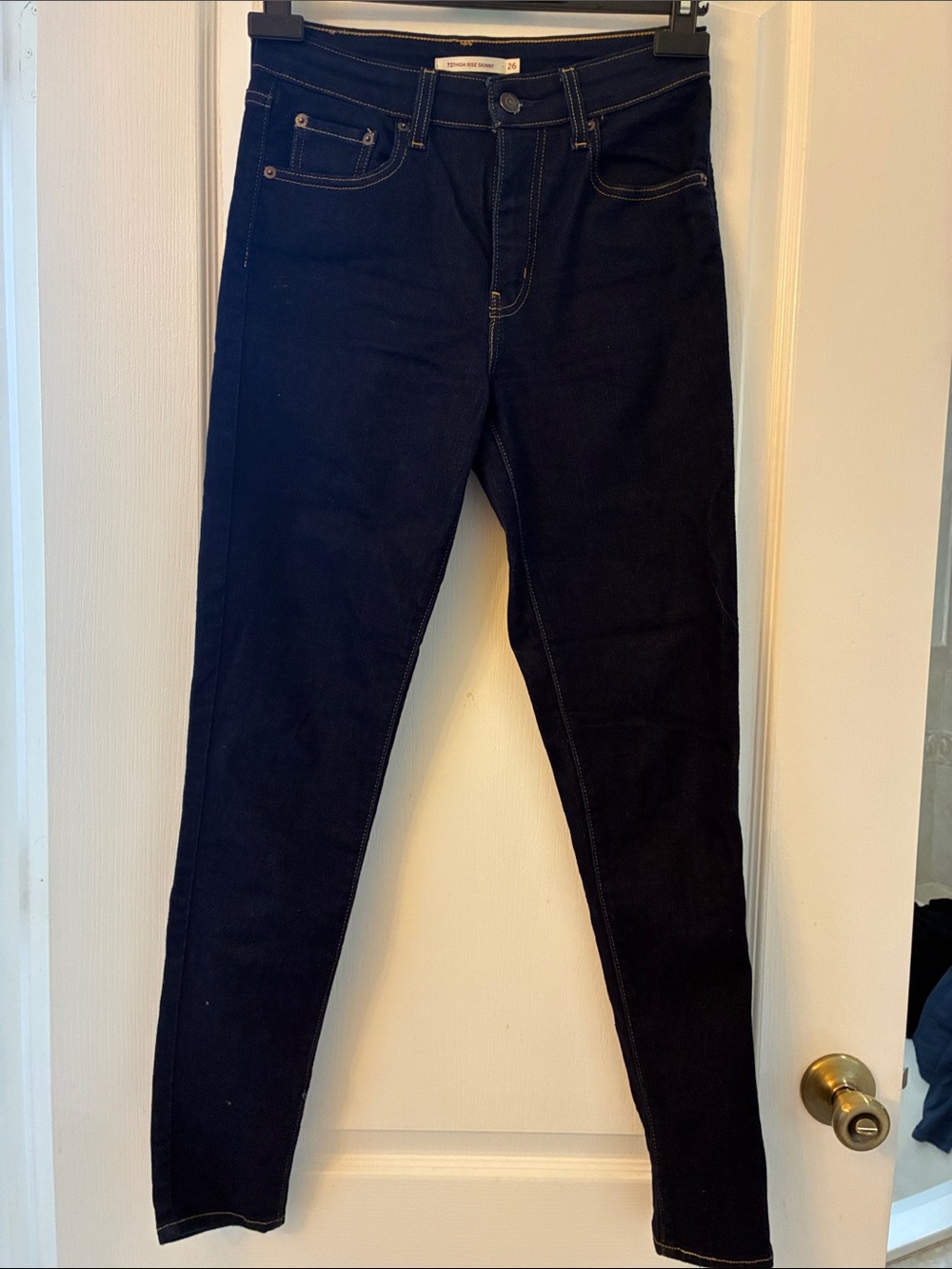Women’s Levi’s Slim High-Rise Jeans in Dark Blue